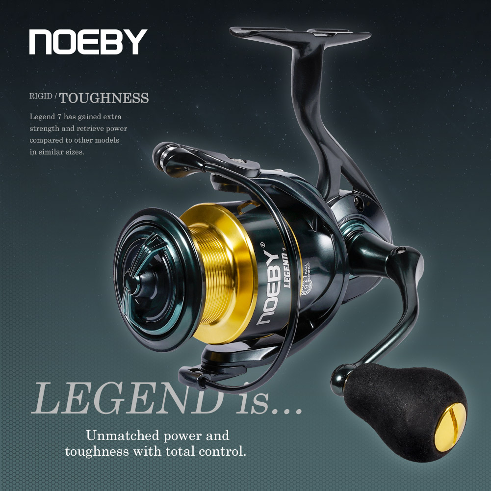 Fishing Equipment Brands - Carrete de pesca giratorio Noeby 3000