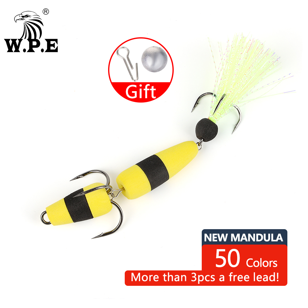 Fishing Equipment Brands - W.P.E nuevo MANDULA 50 colores tamaño
