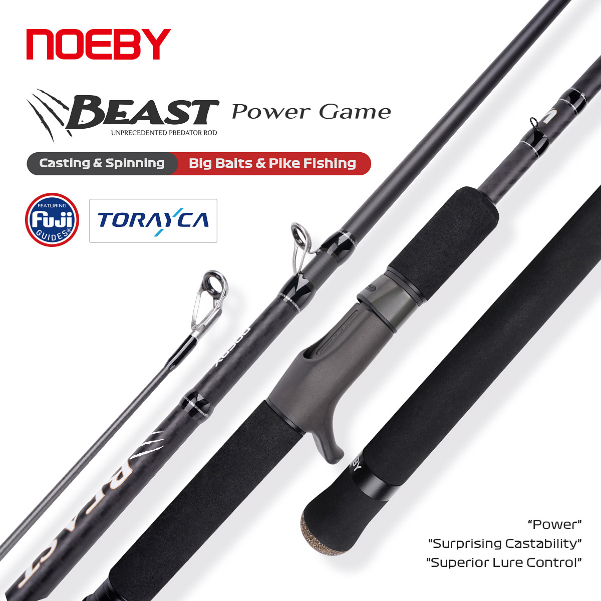 Fishing Equipment Brands - Caña de Pescar NOEBY Beast Power