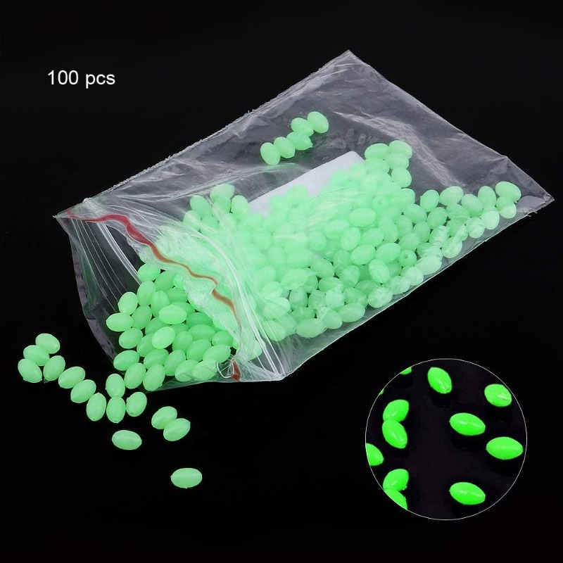 100 unids/lote cuentas de pesc - Fishing Equipment And Tools reseña y precio