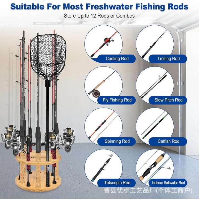 Soporte Giratorio de Madera Ma - Fishing Equipment And Tools reseña y precio