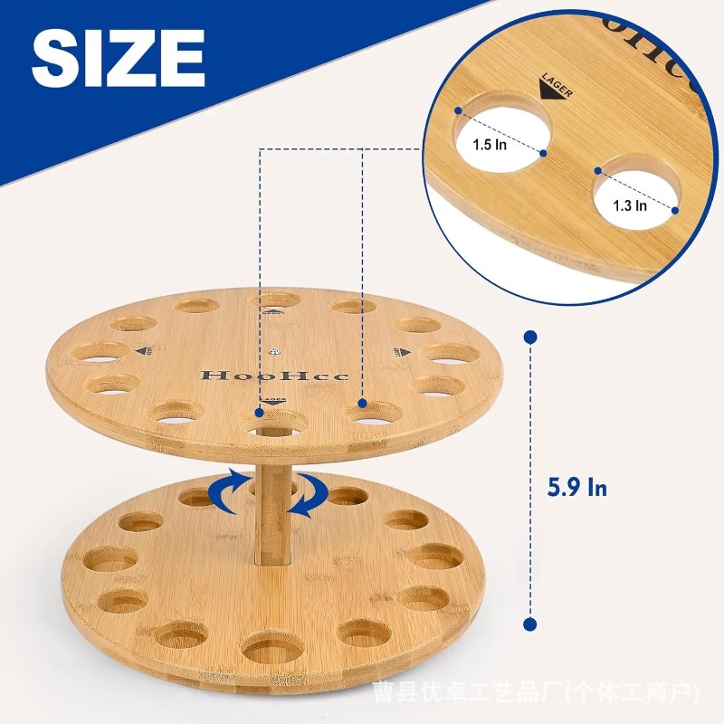 Soporte Giratorio de Madera Ma - Fishing Equipment And Tools reseña y precio