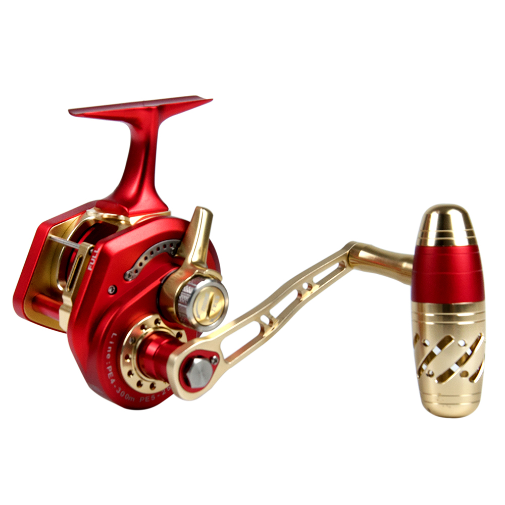 Carrete de Pesca Jigging Rojo  - Baitcasting Reel reseña y precio