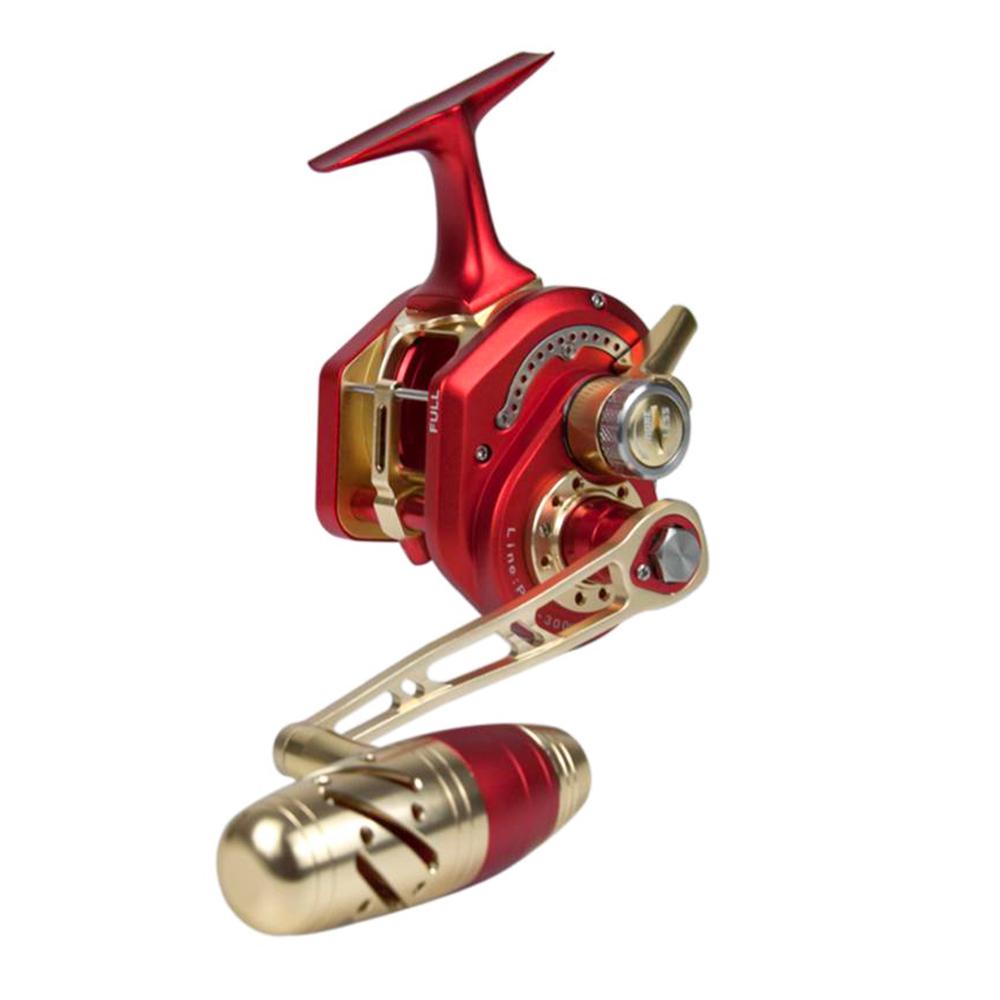 Carrete de Pesca Jigging Rojo  - Baitcasting Reel reseña y precio