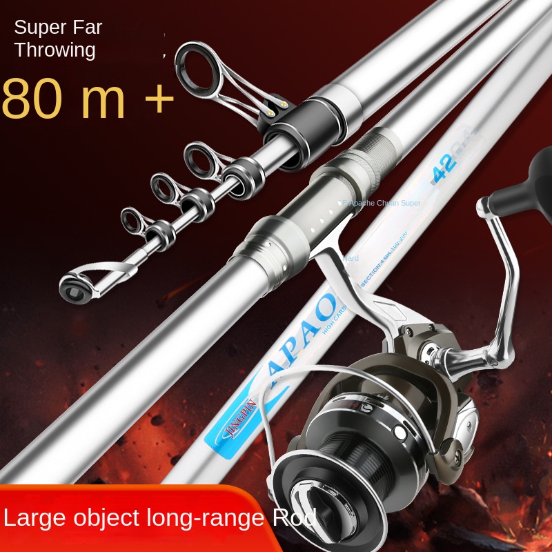 Caña de pescar de tiro largo g - Fishing Equipment Brands reseña y precio