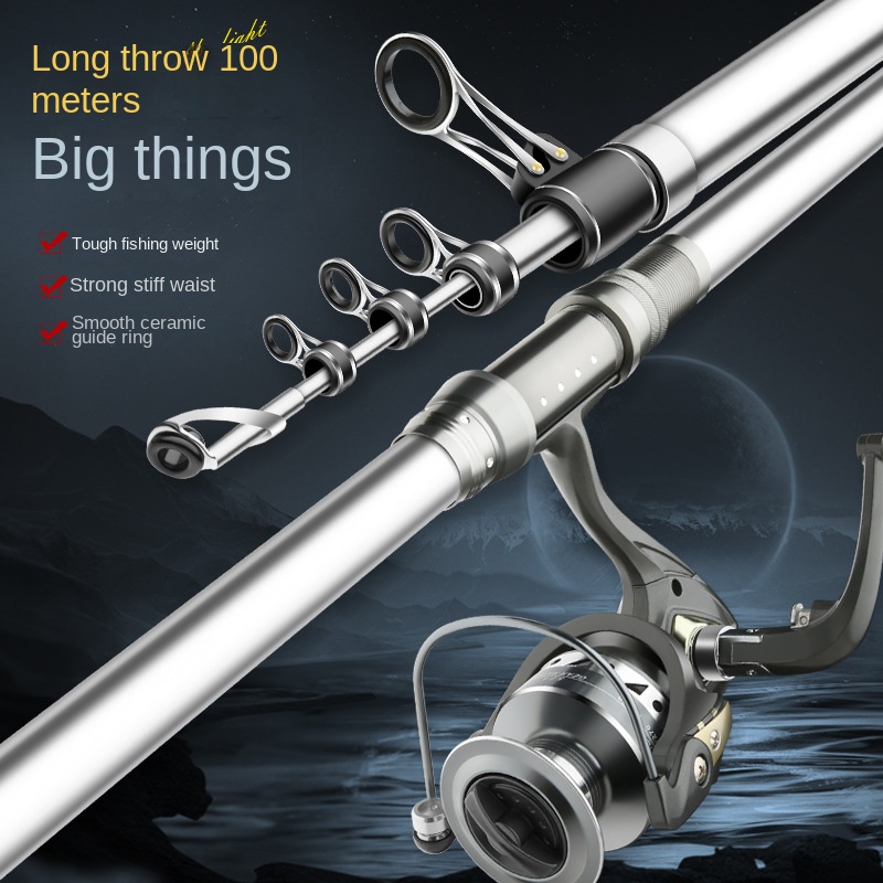 Caña de pescar de tiro largo g - Fishing Equipment Brands reseña y precio