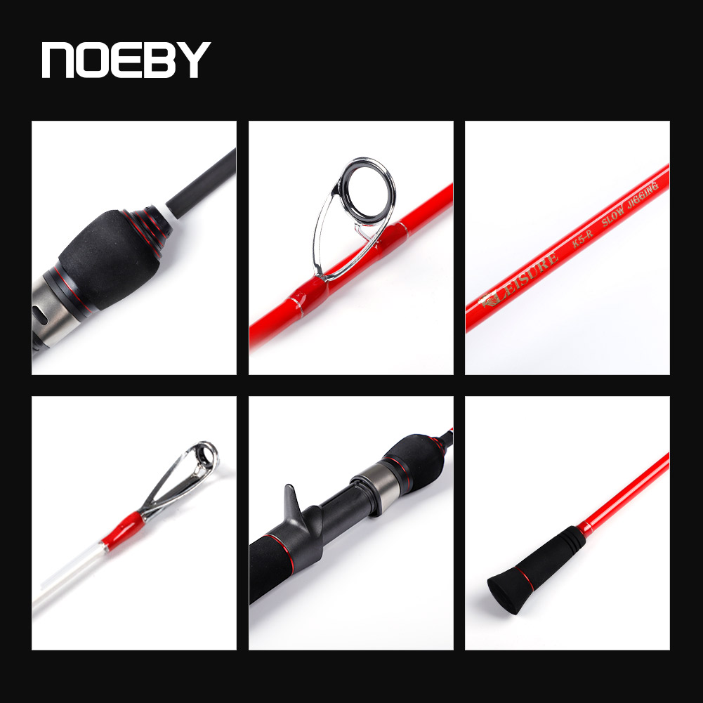 Noeby caña de pescar de Jiggin - Fishing Equipment Brands reseña y precio
