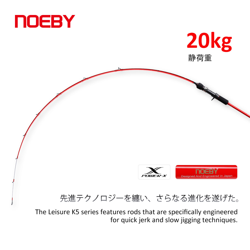 Noeby caña de pescar de Jiggin - Fishing Equipment Brands reseña y precio