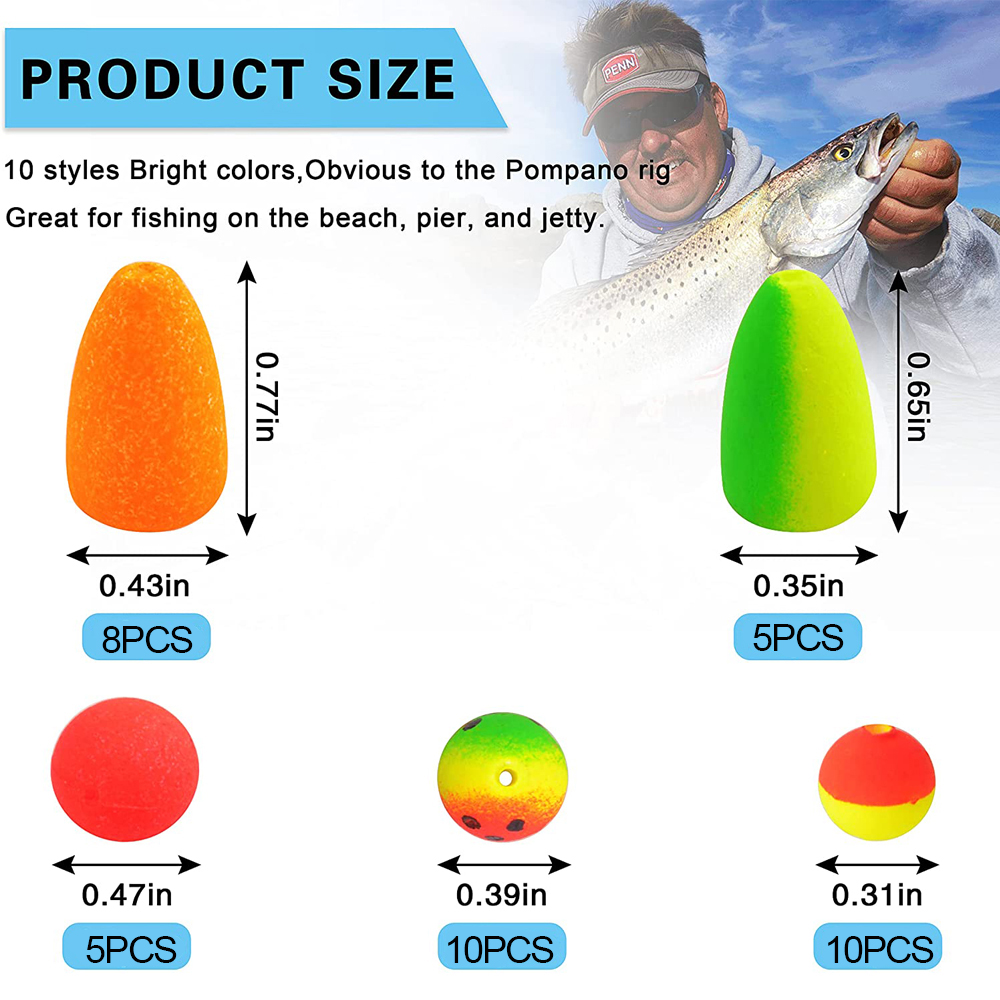 Pompano-Kit de cuentas flotant - Fishing Equipment Shop reseña y precio