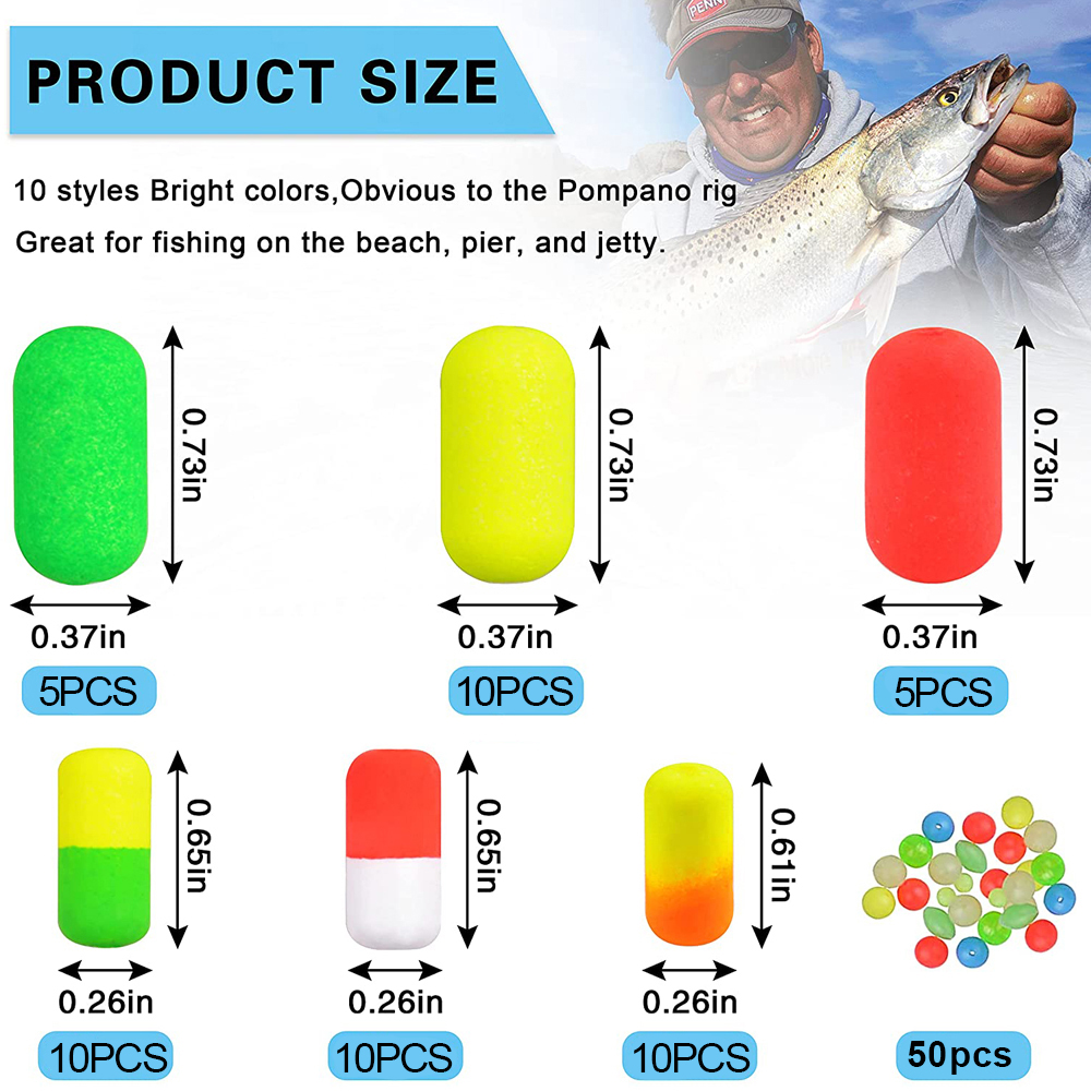 Pompano-Kit de cuentas flotant - Fishing Equipment Shop reseña y precio