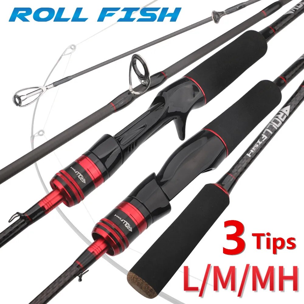 ROLLFISH-caña de pescar con se - Fishing Equipment Brands reseña y precio