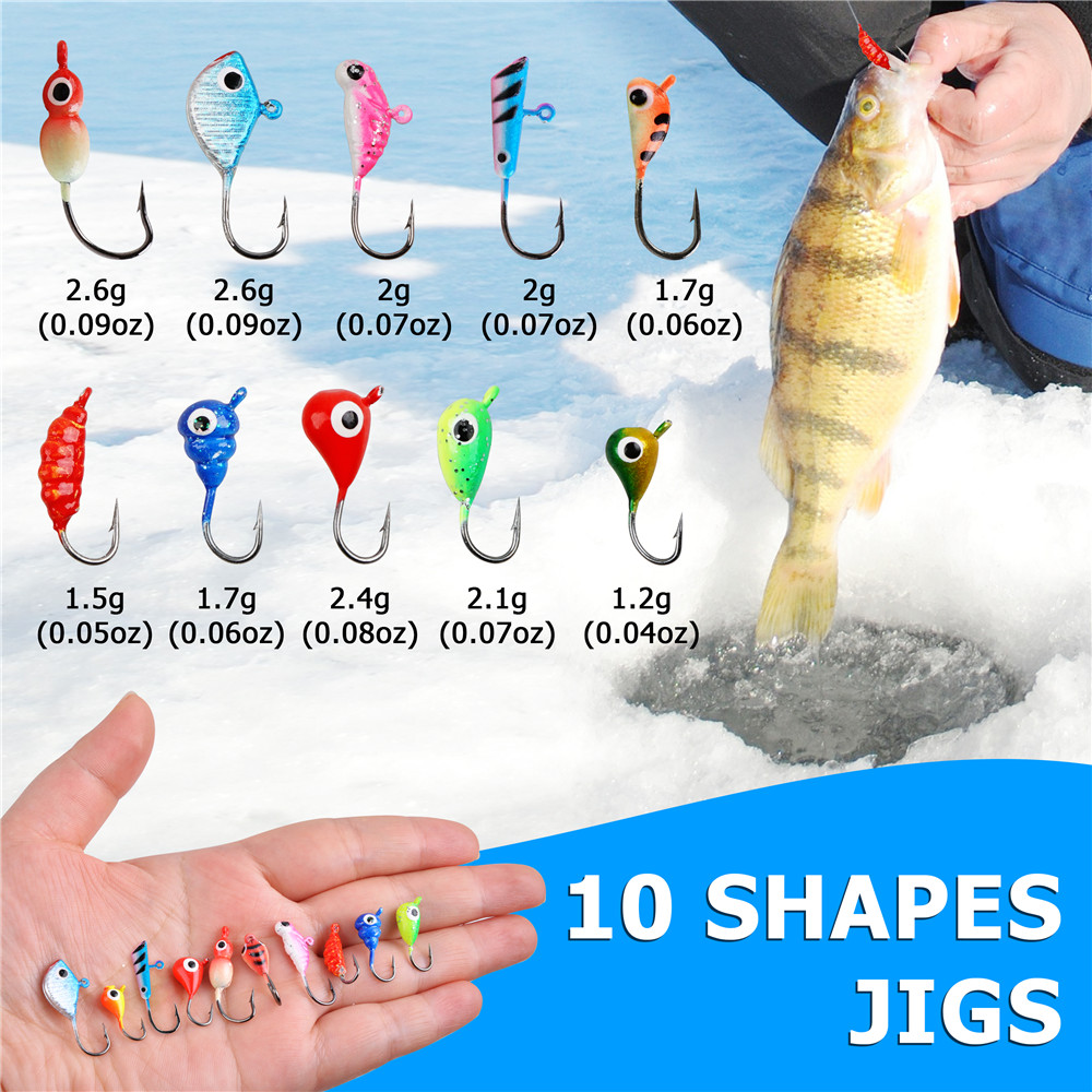 Mini caña de pescar en hielo C - Fishing Equipment Shop reseña y precio